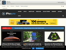 Tablet Screenshot of iphonote.com